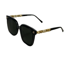 Lade das Bild in den Galerie-Viewer, Sunglasses sun Shades Elegant Classic Style Women's High Version Uv Protection Diamond Letters Leg Book Slimming unisex