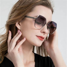 Lade das Bild in den Galerie-Viewer, Sunglasses sun Shades Women's Large Frame Gradient Frameless Fashion Plain Big Face Look Trendy unisex
