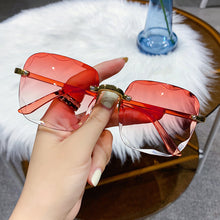 Lade das Bild in den Galerie-Viewer, Sunglasses sun Shades Frameless Trimming Trendy Women's Fashionable UV Protection unisex