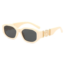 Lade das Bild in den Galerie-Viewer, Sunglasses sun Shades Vintage Men's and Women's Diamond Shaped Metal Large Logo Head Personalized unisex