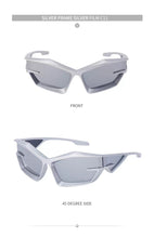 Lade das Bild in den Galerie-Viewer, Sunglasses sun Shades Trend Street Snap Hip Hop Shaped Fashion Runway unisex