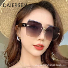 Lade das Bild in den Galerie-Viewer, Sunglasses sun Shades Fashionable All Match Frameless Trimming Craft Trend Street Snap Driving unisex