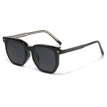 Load image into Gallery viewer, Sunglasses sun Shades Can Be Turned up Polarized Beige Nail Frame with Myopic Option Degrees unisex