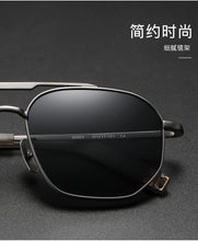 Load image into Gallery viewer, Sunglasses sun Shades Pure Titanium Polarized Fashion Large Rim Square Frame with Myopic Option UV Protection unisex