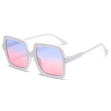 Lade das Bild in den Galerie-Viewer, Sunglasses sun Shades Fashion Vintage with Large Rims for a Slim Look Plain Face shade Trendy Unique Marine Clip unisex