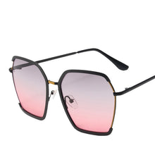 Lade das Bild in den Galerie-Viewer, Sunglasses sun Shades Trendy Women's Big Frame Face Slimming Plain High Grade Sense Fashion unisex