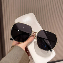 Lade das Bild in den Galerie-Viewer, Sunglasses sun Shades Fashion Polygon Metal Men and Women plus Sized Blue Street Shooting Travel unisex