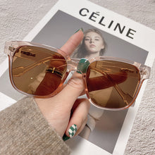 Lade das Bild in den Galerie-Viewer, Sunglasses sun Shades Brown Yellow Film Large Rim Men's Fashion Vintage Women's Uv Protection Driving unisex