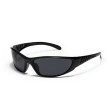 Lade das Bild in den Galerie-Viewer, Sunglasses sun Shades Silver Multicolor Cutout Future Technology Hot Girl Female Fashion unisex