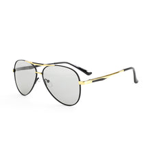Lade das Bild in den Galerie-Viewer, Sunglasses sun Shades Fashion Personality Double Beam Men's Color Changing Retro Aviator Driving unisex