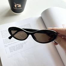 Lade das Bild in den Galerie-Viewer, Sunglasses sun Shades Oval Cat Eye Letter Female UV Protection Proof unisex