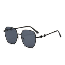Lade das Bild in den Galerie-Viewer, Sunglasses sun Shades Women's Korean Style Chic and Unique Large Rim Street Metal unisex