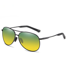Lade das Bild in den Galerie-Viewer, Sunglasses sun Shades Day Night Vision Dual Use Polarized Men's Polarized Color Changing Aviator Driver unisex