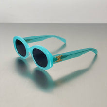 Load image into Gallery viewer, Sunglasses sun Shades Oval French Retro High Street White Cat Eye Women unisex