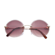 Lade das Bild in den Galerie-Viewer, Sunglasses sun Shades Summer Ocean Lens round Frame Hot Selling Couple Stainless Steel unisex