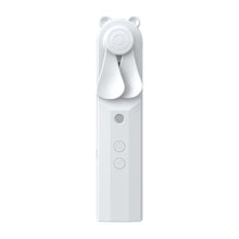 Lade das Bild in den Galerie-Viewer, Portable 2 In 1 Mini Fan Humidifier USB Rechargeable Handheld Fan Water Spray Mist Fan Face Steamer