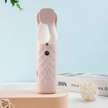 Lade das Bild in den Galerie-Viewer, Portable 2 In 1 Mini Fan Humidifier USB Rechargeable Handheld Fan Water Spray Mist Fan Face Steamer