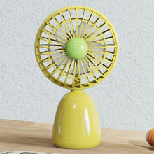 Load image into Gallery viewer, Portable Fan Cute Handheld Small Cooling Fan Low Noise Classroom Office Suitable USB Mini Ventilatio