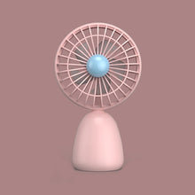 Load image into Gallery viewer, Portable Fan Cute Handheld Small Cooling Fan Low Noise Classroom Office Suitable USB Mini Ventilatio