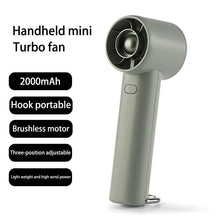 Load image into Gallery viewer, Portable Fan Mini Handheld Fan Unique Design Portable Personal Hand Fan USB Rechargeable with Powerf