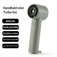 Load image into Gallery viewer, Portable Fan Mini Handheld Fan Unique Design Portable Personal Hand Fan USB Rechargeable with Powerf