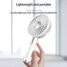 Load image into Gallery viewer, Portable Hand Fan Mini USB Rechargeable Fans USB Rechargeable Summer Desk Handheld Air Conditioner C