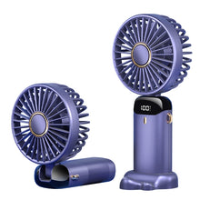 Load image into Gallery viewer, Portable Hand Fan Mini USB Rechargeable Fans USB Rechargeable Summer Desk Handheld Air Conditioner C
