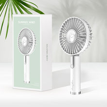 Load image into Gallery viewer, Portable Hand Fan Mini USB Rechargeable Fans USB Rechargeable Summer Desk Handheld Air Conditioner C