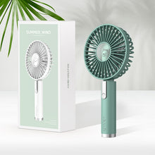 Load image into Gallery viewer, Portable Hand Fan Mini USB Rechargeable Fans USB Rechargeable Summer Desk Handheld Air Conditioner C
