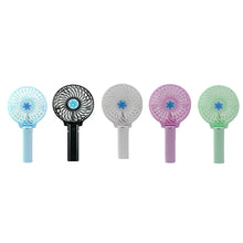 Load image into Gallery viewer, Portable Hand Fan USB Rechargeable Foldable Handheld Mini Fan Cooler 3 Speed Adjustable Cooling Fan