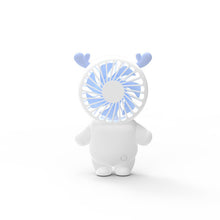 Load image into Gallery viewer, Portable Handheld Fan Cartoon Charging Model Large Wind Dormitory Student Office Worker Selling Like