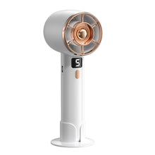 Load image into Gallery viewer, Portable Handheld Mini Fan USB Rechargeable Super Silent Large Wind Fan Portable Outdoor Pocket Fan