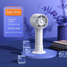 Load image into Gallery viewer, Portable Handheld Mini Fan USB Rechargeable Super Silent Large Wind Fan Portable Outdoor Pocket Fan