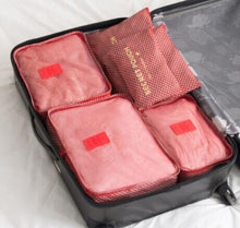 Load image into Gallery viewer, 6PCS/Set High Quality Oxford Cloth Travel Mesh Cosmetic Bag Luggage Organizer Packing Cube Organiser Travel Bags