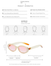 Lade das Bild in den Galerie-Viewer, Sunglasses sun Shades Oval Small Frame European and American Hot Girl Holiday UV Protection unisex
