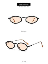 Lade das Bild in den Galerie-Viewer, Sunglasses sun Shades Personality Fashion Women's High Grade Diamond Embedded Hip Hop Anti Blue Light unisex
