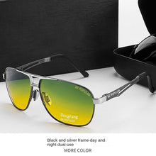 Load image into Gallery viewer, Sunglasses sun Shades Day and Night Dual Use Discolored Polarized Men's Anti High Beam Fishing HD Driving unisex