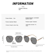 Lade das Bild in den Galerie-Viewer, unisex Sunglasses sun Shades Light Luxury Frameless Gradient Large Rim Trend Polarized