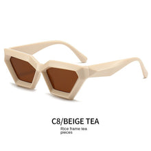 Load image into Gallery viewer, Sunglasses sun Shades Thick Frame Polygonal Personality Fashion Diamond Protection unisex