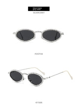Lade das Bild in den Galerie-Viewer, Sunglasses sun Shades Personality Fashion Women's High Grade Diamond Embedded Hip Hop Anti Blue Light unisex
