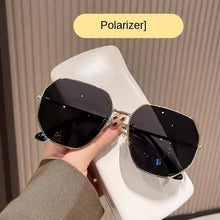 Lade das Bild in den Galerie-Viewer, Sunglasses sun Shades Fashion Polygon Metal Men and Women plus Sized Blue Street Shooting Travel unisex