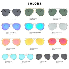Lade das Bild in den Galerie-Viewer, Sunglasses sun Shades Classic Polarized Fashion Color Film Unisex Aviator unisex