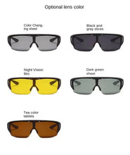Lade das Bild in den Galerie-Viewer, Sunglasses sun Shades Myopia Polarized Fashion Outdoor Cycling Flip up Dual Use Driving Night Vision