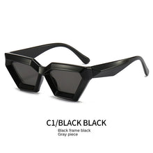 Load image into Gallery viewer, Sunglasses sun Shades Thick Frame Polygonal Personality Fashion Diamond Protection unisex
