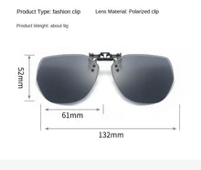 Lade das Bild in den Galerie-Viewer, Sunglasses sun Shades Can Be Turned up Clip Frameless Light Polygon Men's and Women's unisex