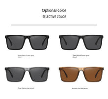 Lade das Bild in den Galerie-Viewer, Sunglasses sun Shades Retro Square Frame UV Proof Anti Glare Large Frame Polarized unisex