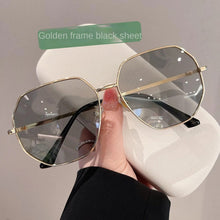 Lade das Bild in den Galerie-Viewer, Sunglasses sun Shades Fashion Polygon Metal Men and Women plus Sized Blue Street Shooting Travel unisex