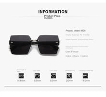 Lade das Bild in den Galerie-Viewer, Sunglasses sun Shades Fashionable All Match Frameless Trimming Craft Trend Street Snap Driving unisex