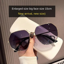 Lade das Bild in den Galerie-Viewer, Sunglasses sun Shades Fashion Polygon Metal Men and Women plus Sized Blue Street Shooting Travel unisex