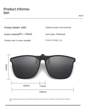 Lade das Bild in den Galerie-Viewer, Sunglasses sun Shades Clip Fashion Polarized Large Frame Men's and Women's Myopia Clip on unisex